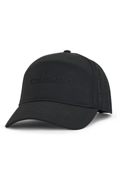 Calvin Klein Racket Sporty Baseball Cap In Black