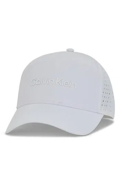 Calvin Klein Racket Sporty Baseball Cap In White