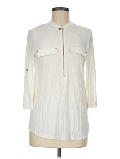 Pre-owned Calvin Klein Raincoat In Ivory