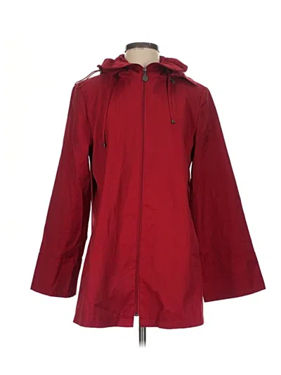 Pre-owned Calvin Klein Raincoat In Red