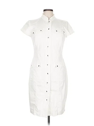Pre-owned Calvin Klein Raincoat In White