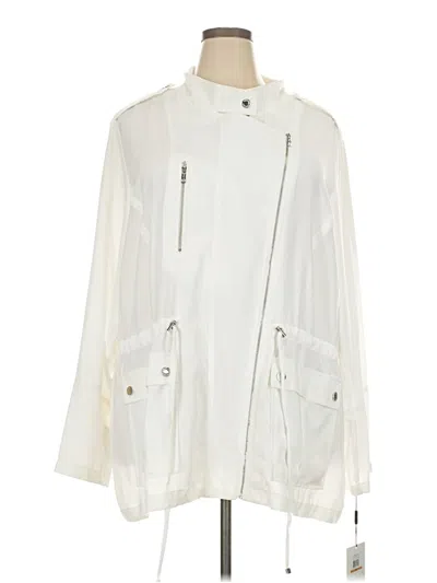 Calvin Klein Raincoat In White