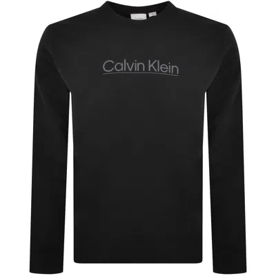 Calvin Klein Raised Line Logo Sweatshirt Black