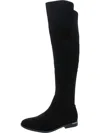 CALVIN KLEIN RANIA 2 WOMENS FAUX SUEDE DRESSY KNEE-HIGH BOOTS