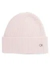 Calvin Klein Re-lo Ribbed-knit Beanie In Grey