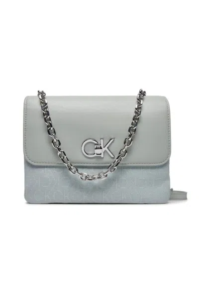 Calvin Klein Re-lock Double Gusett Bag_jcq In Verde