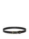 Calvin Klein Rectangular-buckle Belt In Black