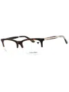 Calvin Klein Rectangular Eyeglasses For Men In Brown
