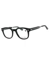 Calvin Klein Rectangular Eyeglasses For Men In Black