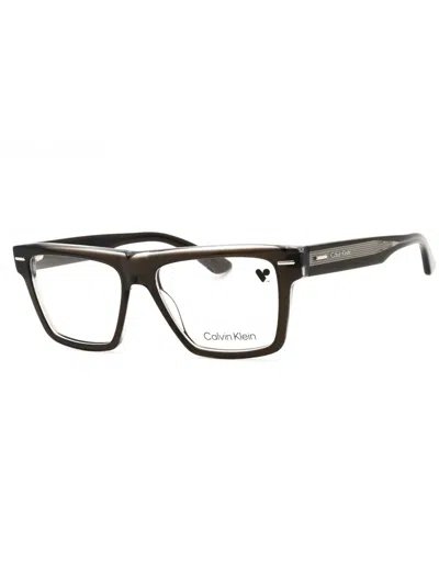 Calvin Klein Rectangular Men's Eyeglasses - Ck23522 In Black