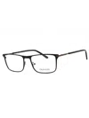 Calvin Klein Rectangular Metal Men's Eyeglasses In Black