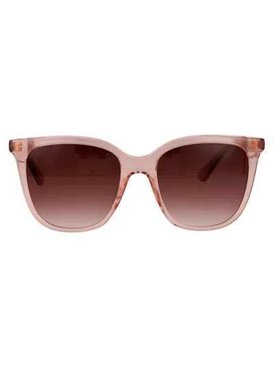 Calvin Klein Rectangular Sunglasses Ck23506 S 601 In Brown