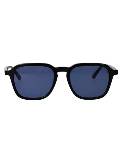 Calvin Klein Rectangular Sunglasses Ck26507 S 4 In Black