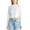 Calvin Klein Recycled-cotton Jumper In White