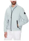 Calvin Klein Recycled Crinkle Nylon Blouson Jacket In Turchese
