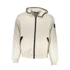 Calvin Klein Logo-patch Zip-up Jacket In Multi