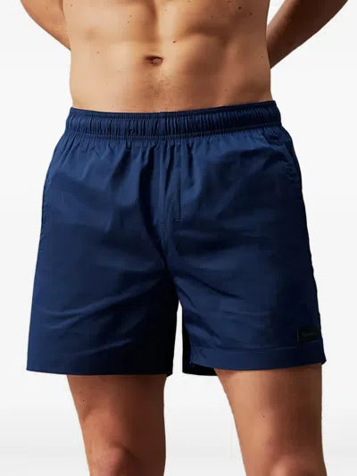 Calvin Klein Recycled Polyester Swim Shorts In Blue