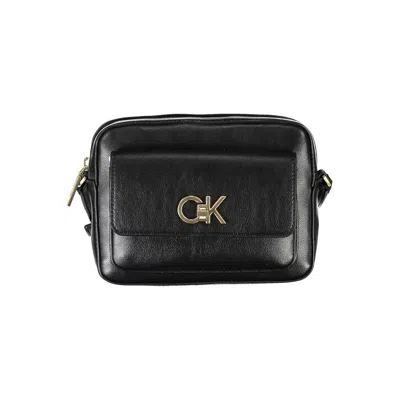 Calvin Klein Recycled Polyester Women Women's Handbag In Black