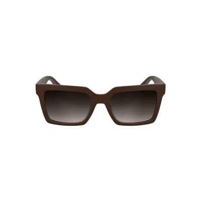 Calvin Klein Red Bio Based Fabric Sunglasses