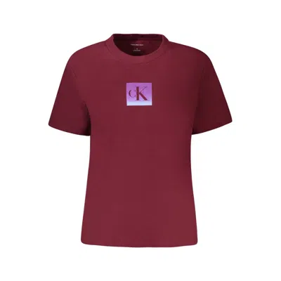 Calvin Klein Red Cotton Tops & T-shirt