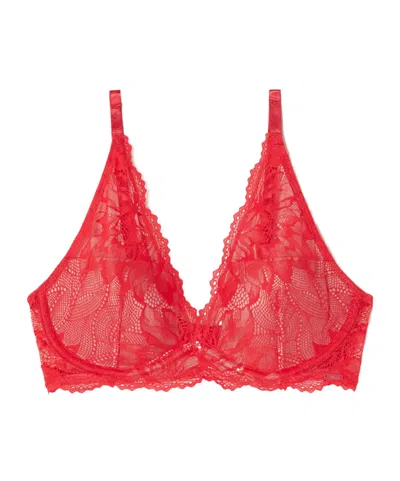 Calvin Klein Red Lace Bra