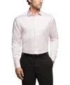 Calvin Klein Men's Refined Stretch Micro Stripe Classic Button-down Shirt In Pink