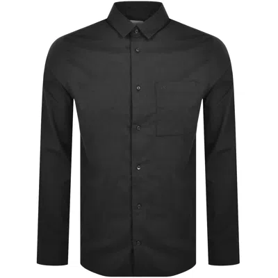 Calvin Klein Regular Fit Flannel Shirt Grey