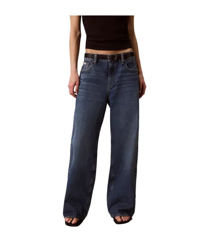 Calvin Klein Regular Straight-leg Jeans In Blue