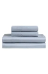 Calvin Klein Rekoop Sateen Sheet Set In Dawn Blue