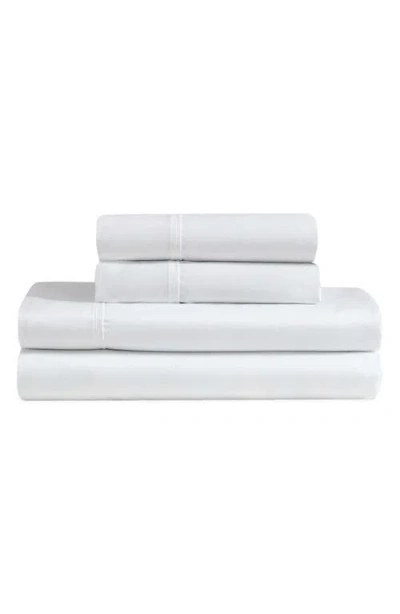Calvin Klein Rekoop Sateen Sheet Set In White