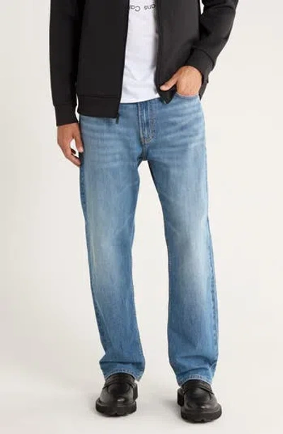 Calvin Klein Relaxed Straight Jeans In Blue