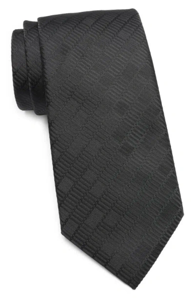 Calvin Klein Remi Textured Tie In Black