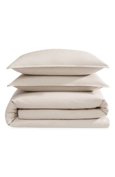 Calvin Klein Naturals Collection 3 Piece Duvet Cover Set, Queen In Beige