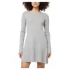 Calvin Klein Knitted Mini Dress In Grey
