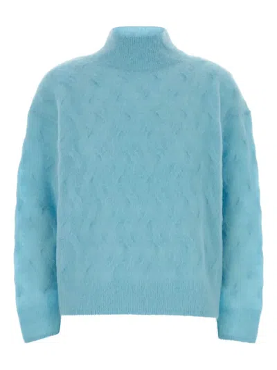 CALVIN KLEIN RIBBED-CUFF SWEATER