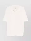 Calvin Klein Ribbed Cuffs And Hem Polo Shirt In Neutrals