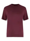 Calvin Klein Cotton Blend T-shirt In Red