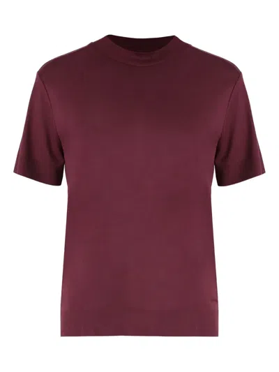 CALVIN KLEIN RIBBED-EDGE T-SHIRT