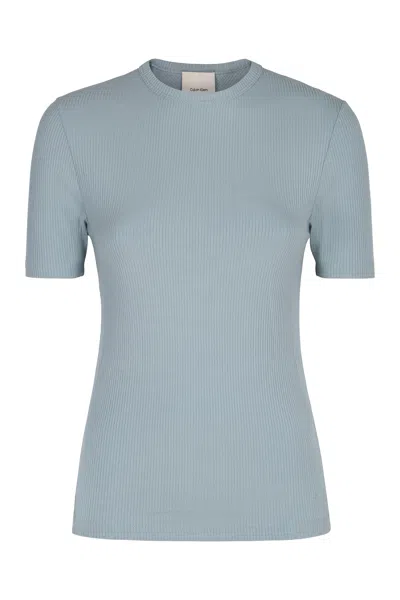 CALVIN KLEIN CALVIN KLEIN RIBBED KNIT T-SHIRT