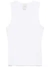 Calvin Klein Ribbed Tank Top In White