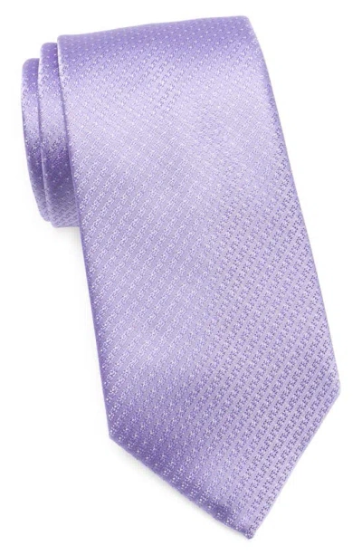Calvin Klein River Satin Tie In Purple