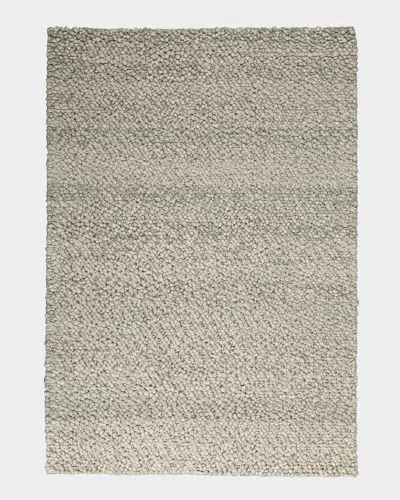 Calvin Klein Riverstone Hand-knotted Rug, 10' X 14' In Gray, Ivory