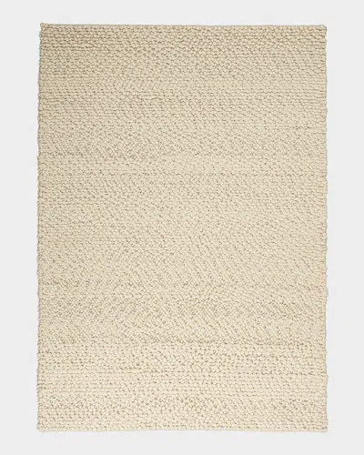 Calvin Klein Riverstone Hand-knotted Rug, 10' X 14' In Ivory