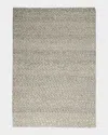 Calvin Klein Riverstone Hand-knotted Rug, 5' X 8' In Gray, Ivory