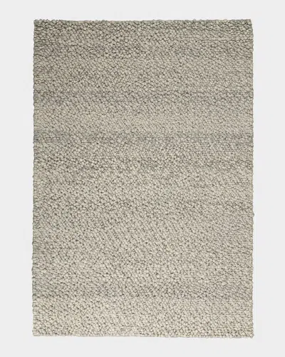 Calvin Klein Riverstone Hand-knotted Rug, 5' X 8' In Gray, Ivory