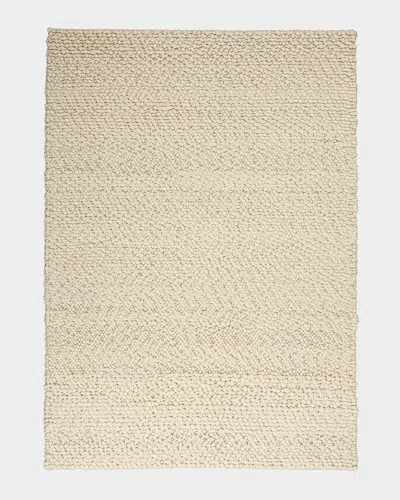 Calvin Klein Riverstone Hand-knotted Rug, 5' X 8' In Ivory