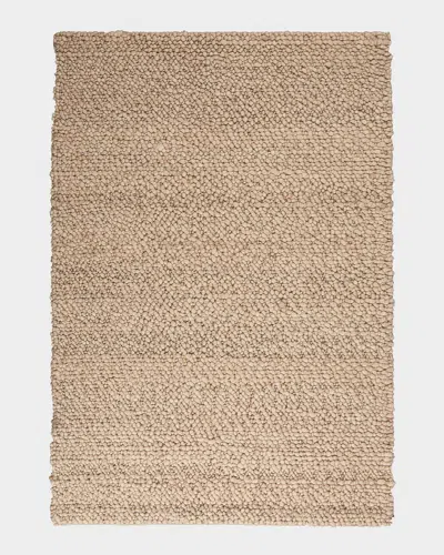 Calvin Klein Riverstone Hand-knotted Rug, 5' X 8' In Mocha