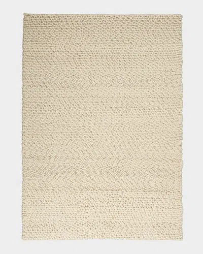 Calvin Klein Riverstone Hand-knotted Rug, 8' X 10' In Ivory
