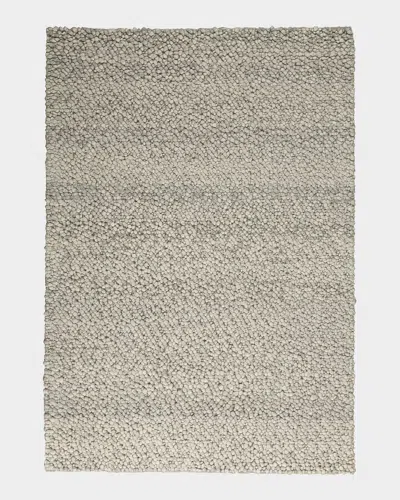Calvin Klein Riverstone Hand-knotted Rug, 9' X 12' In Gray, Ivory