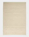 Calvin Klein Riverstone Hand-knotted Rug, 9' X 12' In Ivory